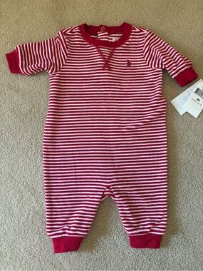 Ralph Lauren Baby Coverall Striped